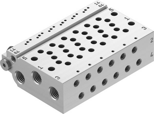 FESTO připojovací lišta 566585 VABM-L1-10W-G18-5  -0.9 do 10 bar