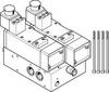 FESTO připojovací deska připojovací deska 2738672 VABP-S1-2V1G-G38-2M-A1 0 do 16 bar 1 ks