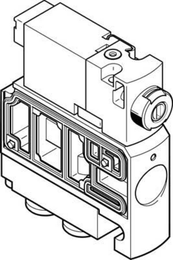 FESTO CPVSC1-M1H-M-H-M5, 547291, magnetický ventil, 5/2 monostabilní 1 ks