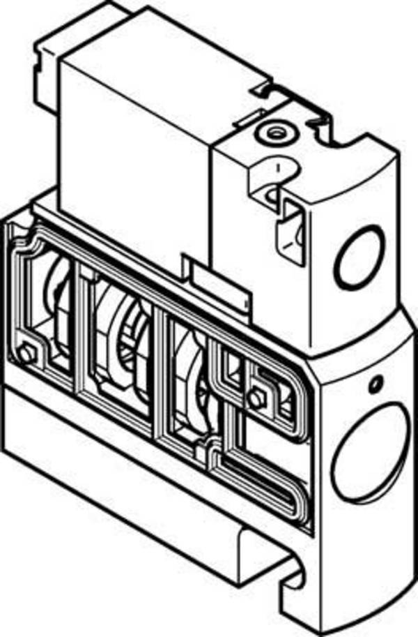FESTO CPVSC1-M4H-M-H-Q4, 547362, magnetický ventil, 5/2 monostabilní 1 ks