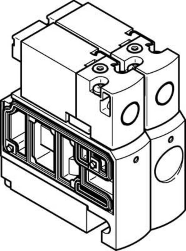 FESTO CPVSC1-M5H-J-H-M5, 547383, magnetický ventil, 5/2 bistabilní 1 ks