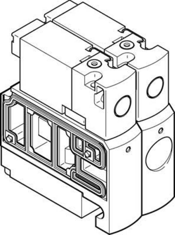FESTO CPVSC1-M1HT-J-H-Q3, 548059, magnetický ventil, 5/2 bistabilní 1 ks