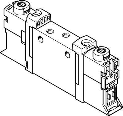FESTO magnetický ventil 566444 VUVG-L10A-B52-ZT-M3-1P3 M3 Jmenovitá vzdálenost 2 mm 1 ks