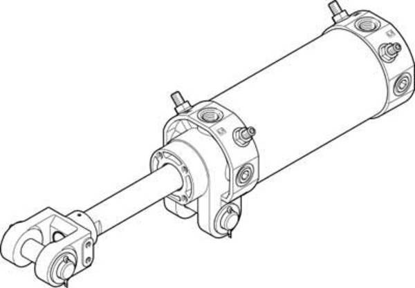 FESTO 565793 DW-80-50-Y-G kloubový válec  délka: 50 mm 1 ks