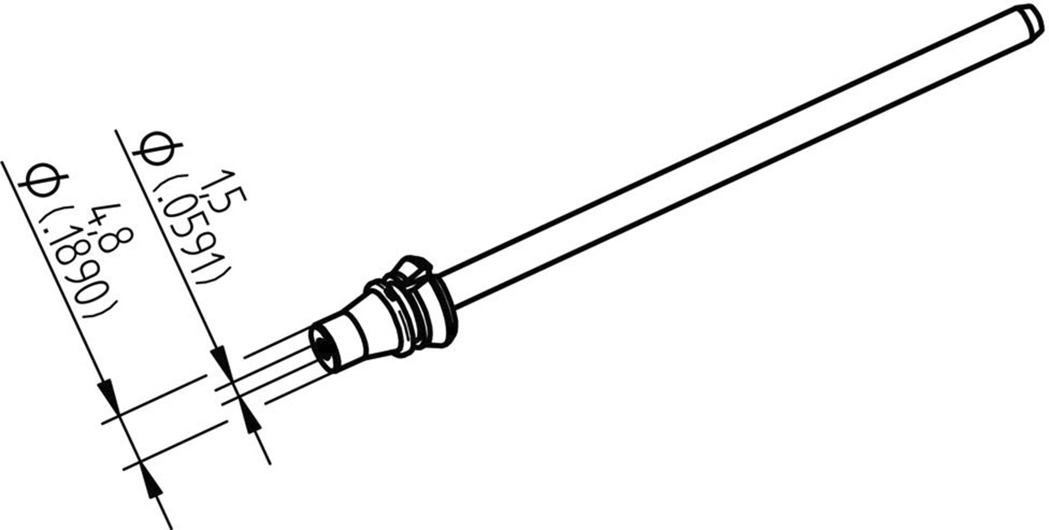 Ersa 0742ED1548H/SB odsávací hrot konický Velikost hrotů 4.8 mm Délka hrotů 79.25 mm Obsah 1 ks