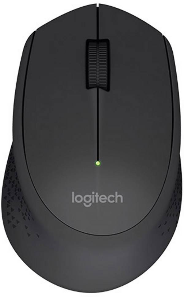 Logitech M280 optická myš, přenos bezdrátový, 3 tlačítko, 1000 dpi, černá