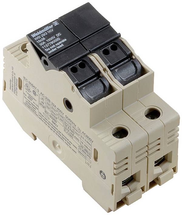 Weidmüller 1469110000 jisticí průchodková svorka 36 mm šroubovací Tmavě béžová 6 ks
