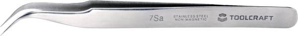 TOOLCRAFT TO-5861037  jemná pinzeta, 1 ks, 7a SA, ve tvaru srpu, zahnutý 55°, kulatý, jemný, 120 mm