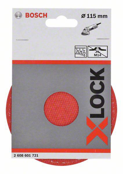 Obal pro brusný kotouč Bosch X-LOCK, průměr 115 mm, vhodný pro úhlovou brusku s nábojem M14.