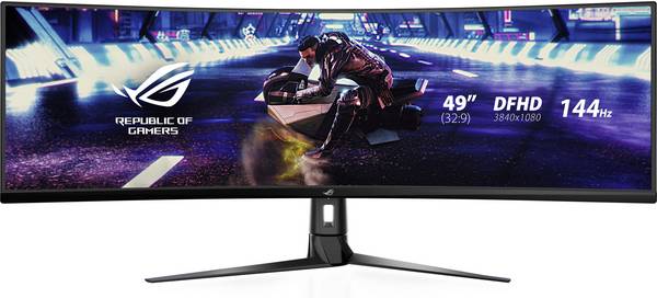 Asus XG49VQ herní monitor 124.5 cm (49 palec)3840 x 1080 Pixel, 32:9, 4 ms, VA LED