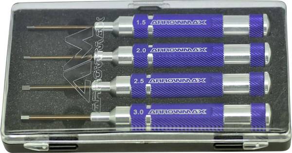 ArrowMax  AM-290911  sada nářadí Vnější šestihran, velikost: 1.5, 2, 2.5, 3