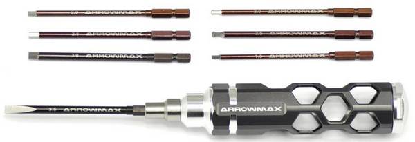 ArrowMax  AM-460004  sada nářadí 1 velikost nástavce: 3,5, 4 vnější šestihranné nástavce, velikost 1.5, 2, 2.5, 3, 2, vnější šestihranné nástavce, velikost: 2, 2.5
