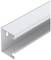 Kovová nosná lišta ve tvaru L, používaná k upevnění panelů na stěny nebo stropy. Obsahuje výřezy pro šrouby.