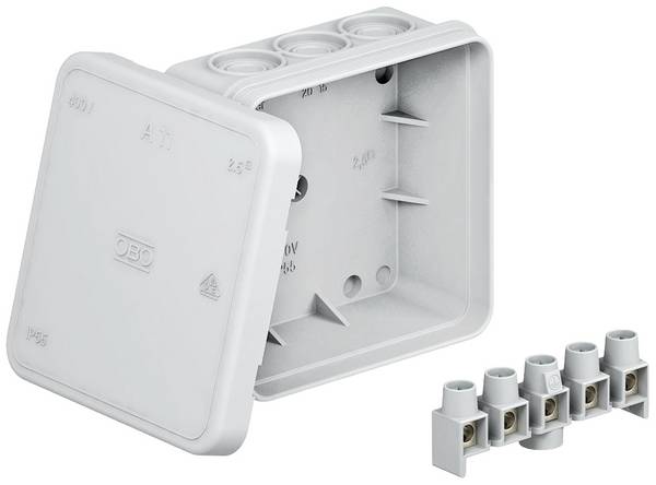OBO Bettermann 2000326 rozbočovací krabice  (d x š x v) 40 x 85 x 85 mm šedá IP54 1 ks