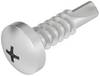 OBO Bettermann 6049250 šrouby do plastu 16 mm křížová drážka Philips ocel pozinkované 100 ks