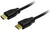 LogiLink HDMI kabel Zástrčka HDMI-A, Zástrčka HDMI-A 7.50 m černá CH0045 4K UHD HDMI kabel