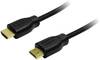 LogiLink HDMI kabel Zástrčka HDMI-A, Zástrčka HDMI-A 15.00 m černá CH0054 4K UHD HDMI kabel