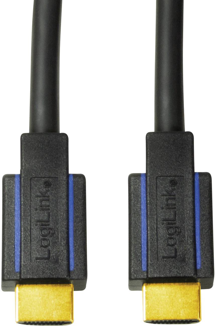 Dva HDMI kabely s černými konektory a zlatými kontakty, vhodné pro vysoce rozlišená video a audio signály.