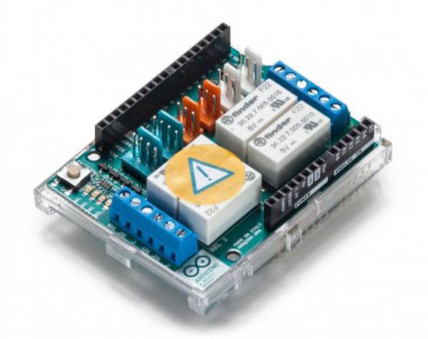 Arduino A000110 Arduino® Shield 4 Relays rozšiřující modul Vhodné pro (vývojové sady): Arduino
