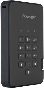 iStorage diskAshur 2®, diskAshur 2®, externí HDD 6,35 cm (2,5"), USB 3.2 (Gen 2) , černá, IS-DA2-256-1000-B