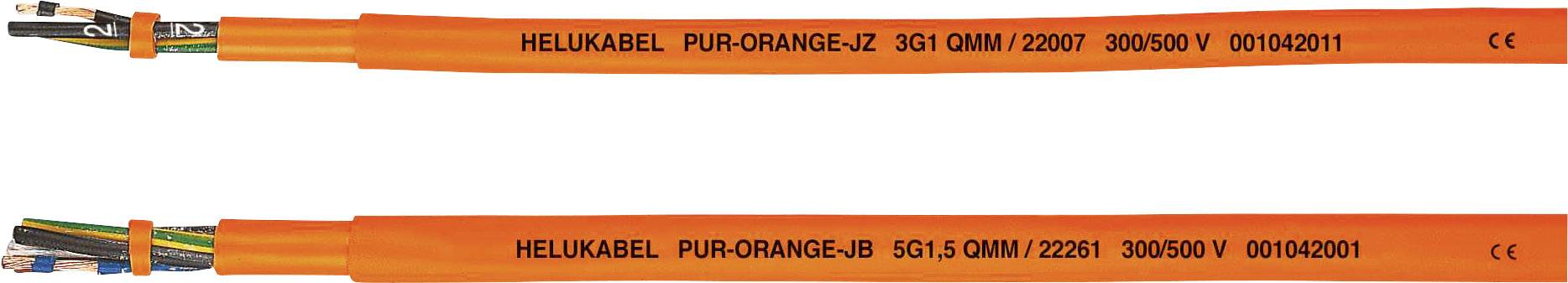 HELU PUR-Orange JB 22253-1000 jednožilový kabel - lanko 5 G 0.75 mm², 1000 m, oranžová