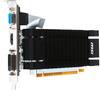 MSI Gaming grafická karta Nvidia GeForce GT710 2 GB GDDR3 RAM PCIe x8 HDMI™, DVI, VGA nízký profil, pasivní chlazení
