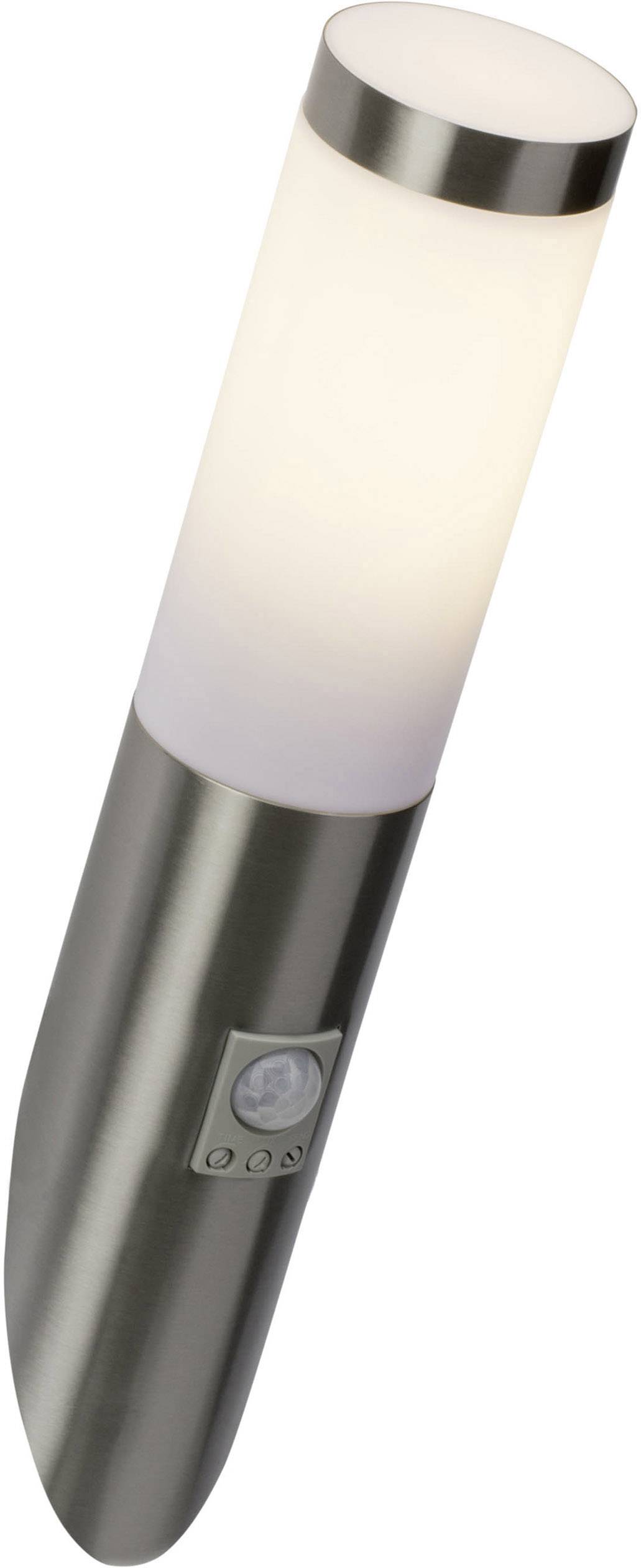 Brilliant Chorus 43697/82 venkovní nástěnné osvětlení s PIR detektorem  LED E27 10 W nerezová ocel