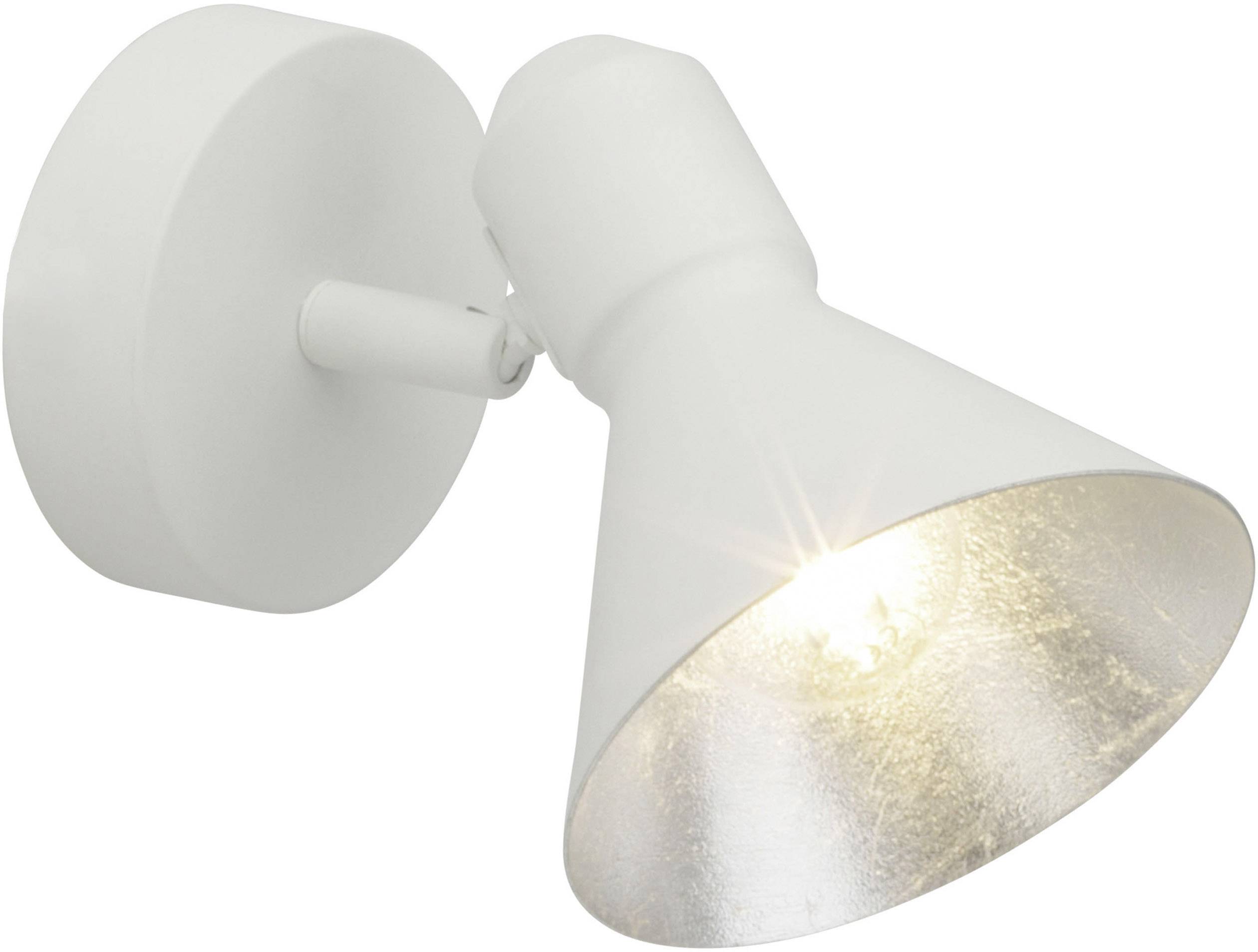 Brilliant Aztekas 24910/75 nástěnný reflektor E14 28 W LED bílá, stříbrná