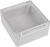 TRU COMPONENTS TC-7910744 univerzální pouzdro 125 x 115 x 58 ABS-PC šedá 1 ks
