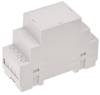 TRU COMPONENTS TC-7910800 pouzdro na DIN lištu 35 x 90 x 65 ABS-V0 šedá 1 ks
