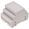 Puzdro na DIN lištu TRU COMPONENTS 4U65070907310 TC-7910880, 70 x 90 x 65 , sivá, 1 ks