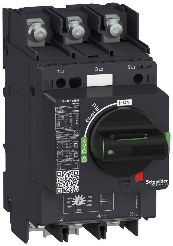 Schneider Electric  GV4L80N6  GV4L80N6  ochranný spínač motoru          1 ks