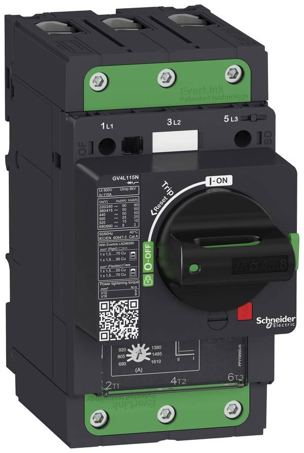 Schneider Electric  GV4L80S  GV4L80S  ochranný spínač motoru          1 ks