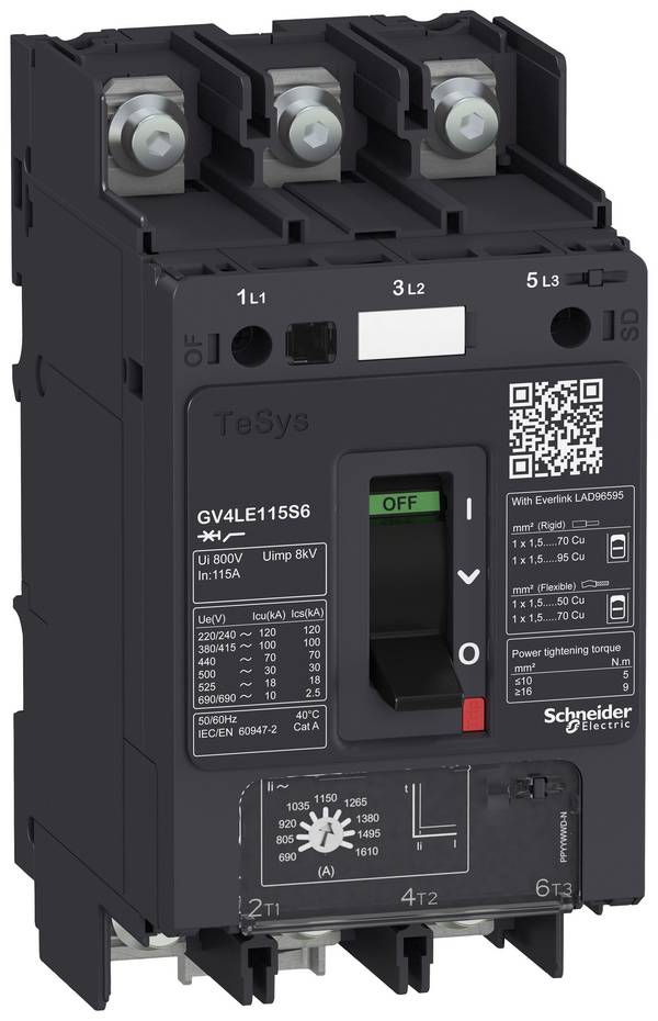 Schneider Electric  GV4LE25N6  GV4LE25N6  ochranný spínač motoru          1 ks