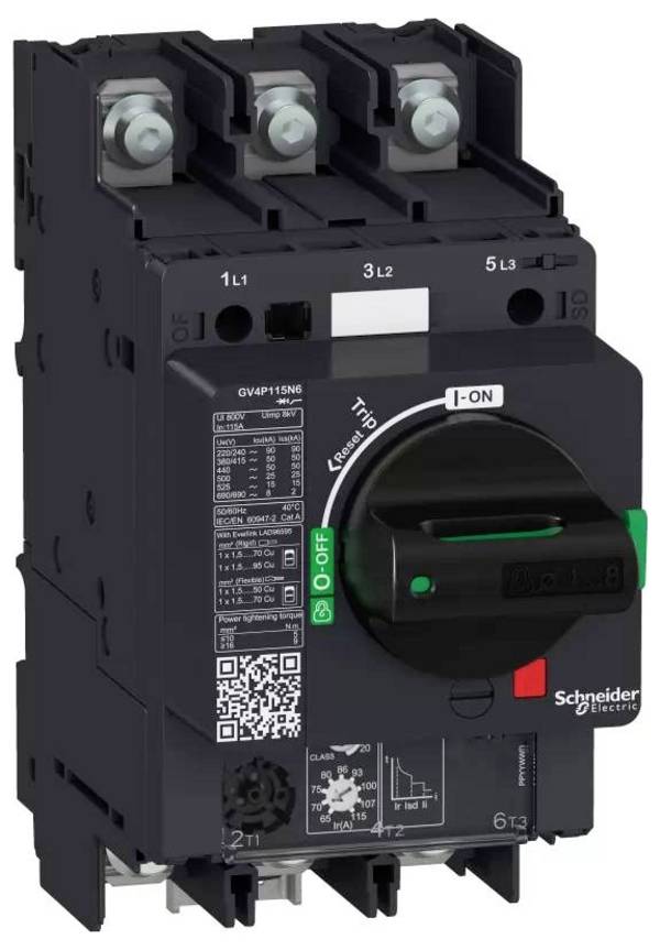 Schneider Electric  GV4P07N6  GV4P07N6  ochranný spínač motoru          1 ks