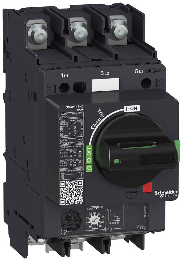 Schneider Electric GV4P115B6 GV4P115B6 ochranný spínač motoru 1 ks