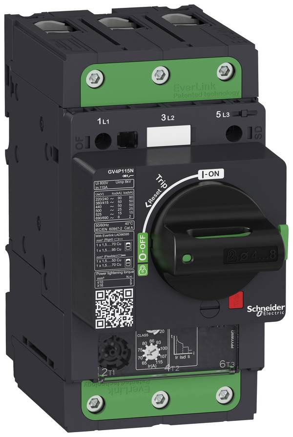 Schneider Electric  GV4P115S  GV4P115S  ochranný spínač motoru          1 ks