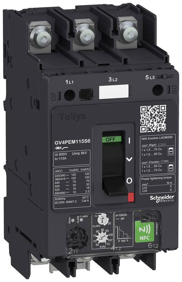 Schneider Electric  GV4PEM07N6  GV4PEM07N6  ochranný spínač motoru          1 ks