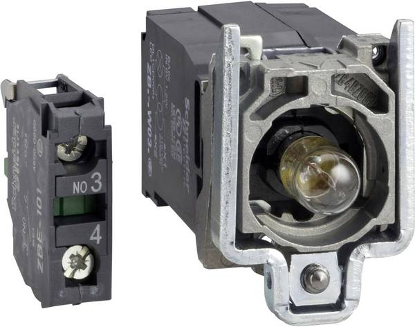 Schneider Electric ZB4BW041 pomocný spínač  s objímkou lampičky   1 ks Piece