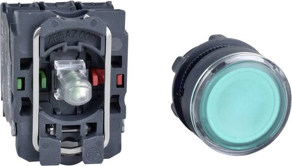 Schneider Electric XB5AW33B5, XB5AW33B5 světelné tlačítko , 22 mm, 600 V, 6 A, 1 ks