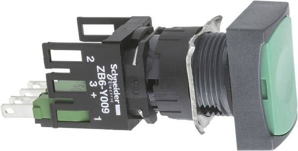 Schneider Electric XB6DA31B, XB6DA31B tlačítko, 16 mm, 250 V, 3 A, 1 ks