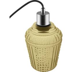 Závěsné světlo LED, halogenová žárovka LEDVANCE Vintage Edition 1906 Carved Pendant Jar 4058075217263, E27, oranžová