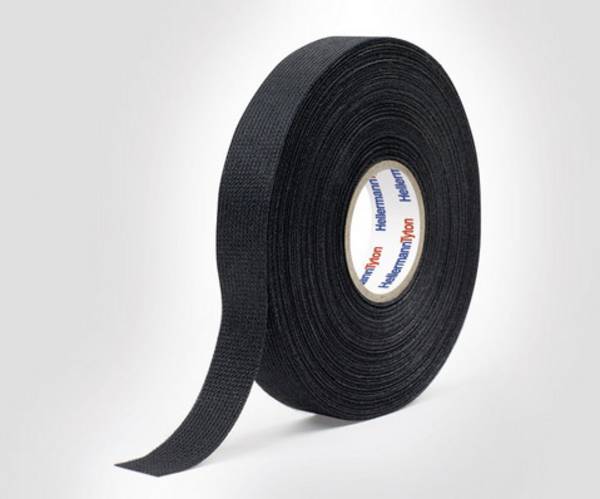 HellermannTyton HTAPE-PROTECT300-PET-BK 712-10001 izolační páska   (d x š) 25 m x 19 mm 1 ks