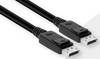 club3D DisplayPort kabel Konektor DisplayPort, Konektor DisplayPort 1.00 m černá CAC-2067 samozhášecí, 8K UHD Kabel DisplayPort