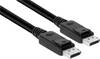 club3D DisplayPort kabel Konektor DisplayPort, Konektor DisplayPort 2.00 m černá CAC-2068 samozhášecí, 8K UHD Kabel DisplayPort
