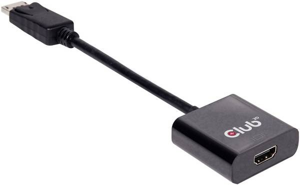 club3D CAC-2070 DisplayPort adaptér [1x zástrčka DisplayPort - 1x HDMI zásuvka] černá  0 mm