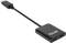 Adaptér Club3D USB-C se dvěma HDMI porty, vhodný pro připojení zařízení s USB-C k displejům HDMI, černý.