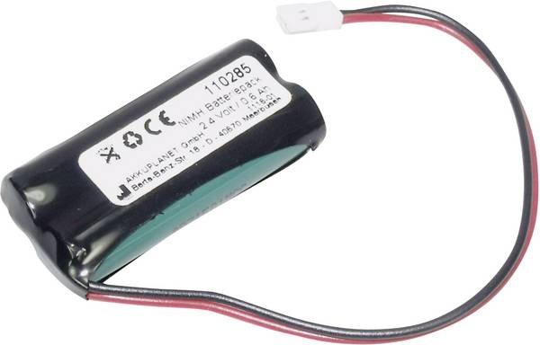 Akku Med akumulátor pro lékařské přístroje Náhrada za originální akumulátor JM103-2.4 Minolta, Dräger 2.4 V 600 mAh
