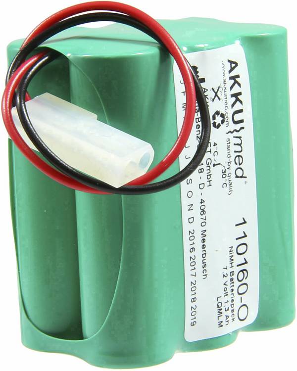 Akku Med akumulátor pro lékařské přístroje Náhrada za originální akumulátor 68-22-12-721-009 Seca 7.2 V 1250 mAh