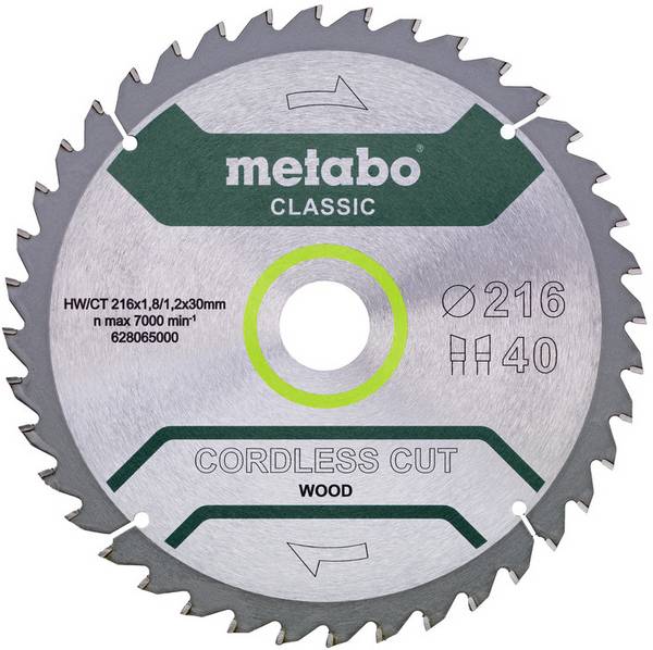 Metabo  628065000 pilový kotouč   216 mm  1 ks